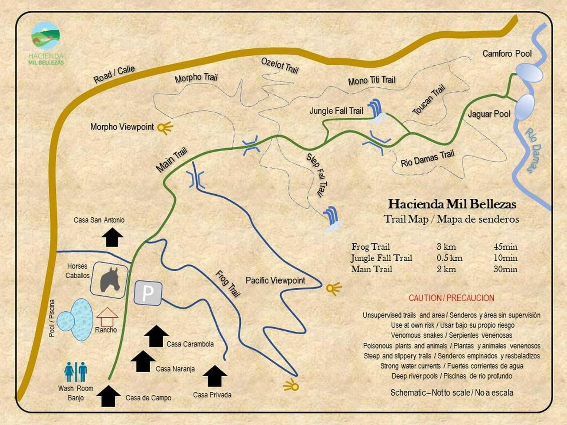 Hacienda Mil Bellezas - Private 40Ha Jungle Reserve Quepos Exteriér fotografie